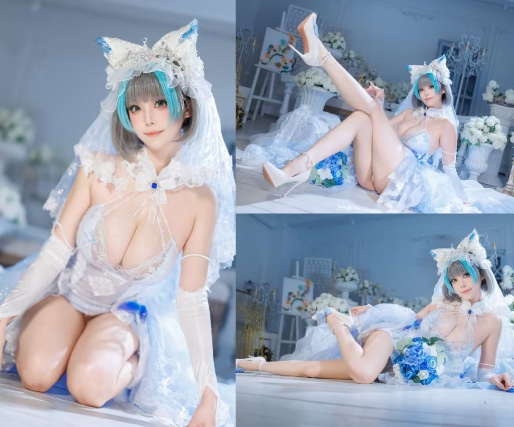 图片[1]-蜜汁猫裘-碧蓝航线 柴郡花嫁 [133P2V-4.39GB]-桃雾阁