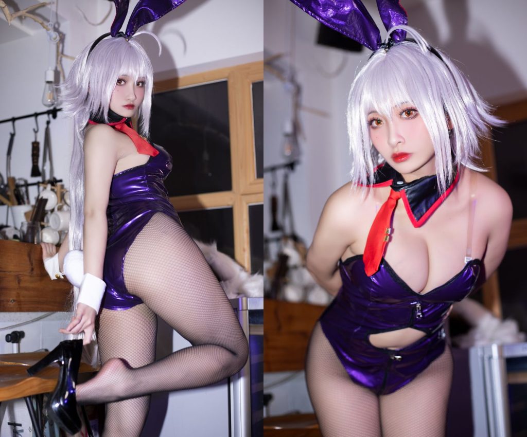 图片[1]-洛璃LoLiSAMA-FGO 黑贞兔子 [42P1V-752MB]-桃雾阁